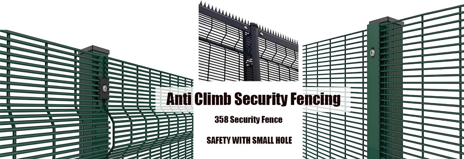 Clôture de sécurité anti-escalade