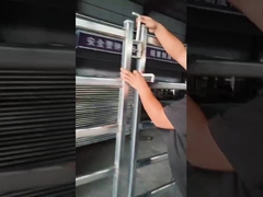 Fermeture à mailles galvanisées en poudre revêtue de fil de fer 8FT Fermeture à mailles étendues pour la prossion