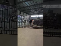 Porte haut de gamme Tubulaire clôture en acier simple et élégant 2m * 1,8m Porte