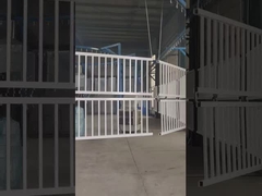 Porte en acier tubulaire de 10 pieds de design européen