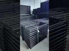 Blue Color Luxury Kennel Building Dog Run Commercial Dog Kennels Kennel à l'hôtel de placement