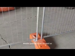 Réseau blanc argenté Clôture temporaire