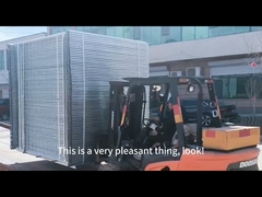 6x10 pieds de clôture en argent blanc amovible