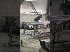 Clôture de protection en acier zinc 2M*1.5M Clôture de traitement anticorrosion Noir style simple