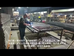 Clôture métallique périmétrique soudée et revêtue de PVC pour l'isolation d'atelier