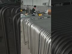 Barrière de sécurité anti-escalade en acier inoxydable pour le contrôle des foules et la sécurité routière