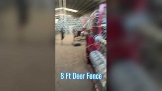 Clôture forte pour cerfs, grillage galvanisé de 8 pieds de hauteur