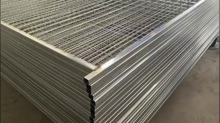 Panneau de maille enduit de PVC antirouille de solution de clôture côtière