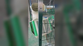 Clôture de jardin durable de barrière de sécurité 3D en forme de V