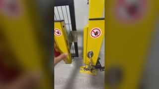 Solution de sécurité d'entrepôt de clôture de sécurité de robot industriel
