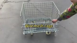 Cage de stockage robuste en fil d'acier inoxydable 316
