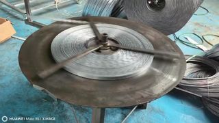 Bobine plate d'enveloppe de fil de rasoir de haute sécurité 450mm