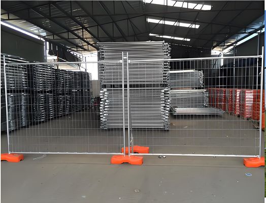 Portable 2.4m Metal Temporary Fence Anti-Corrosion Solution for Parking Zones & Public Safety