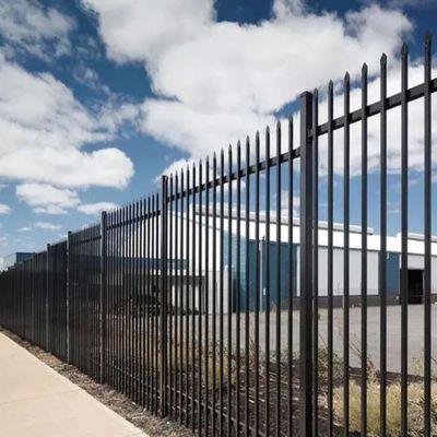 Powder Coated 6*8ft Tubular Steel Fence Panels Australia Standard