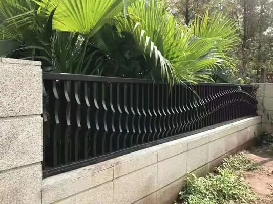Powder Coated 6*8ft Tubular Steel Fence Panels Australia Standard