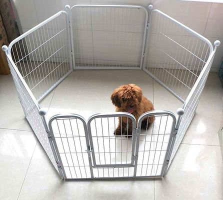 1.2M Heavy Duty Dog Playpen Strong Metal Dog Run Dog Enclosure Pet House
