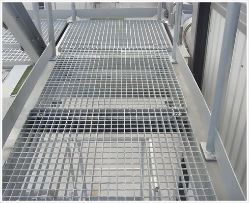 Light Duty Galvanized Steel Grating 0.5x1M Welded Floor Bar Grating