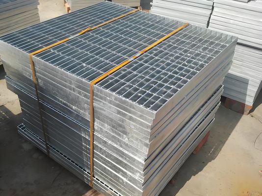 Light Duty Galvanized Steel Grating 0.5x1M Welded Floor Bar Grating