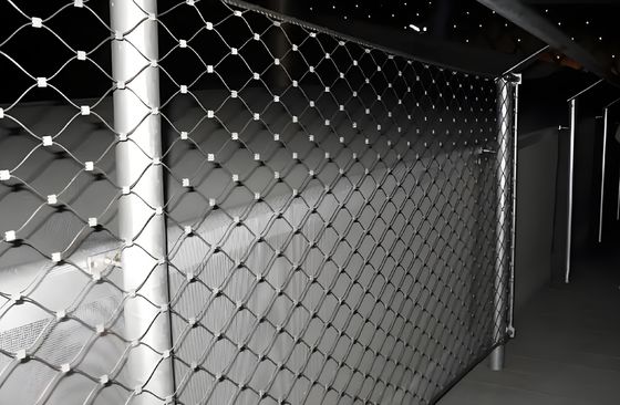 Ferrule Type X-Tend AISI 316 Flexible Stainless Steel Rope Cable Webnet Mesh