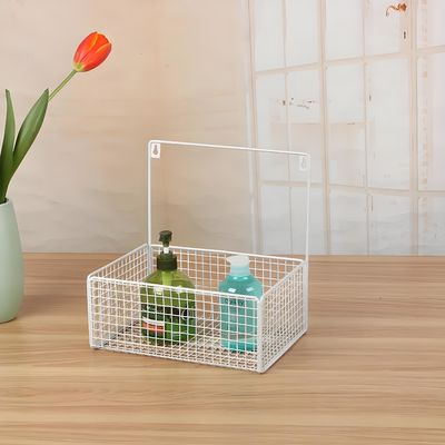 Black Wire Mesh Baskets Pantry Storage Metal Wire Fruit Basket