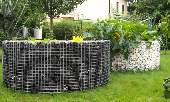 4mm Dia Welded Gabion Wire Mesh Basket Stone Cages Gabions