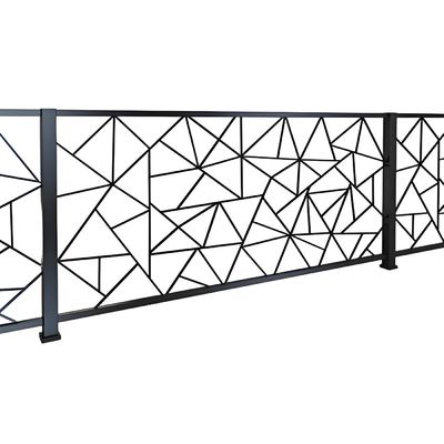 1.5m Security Outdoor Metal Wire Mesh Fencing Backyard / Garden Fence And Gate