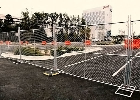 American Standard 6'x12' Portable Metal Temporary Fence Of Chain Link Style