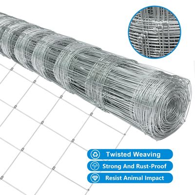Light Duty Feild Fence 2.0mm Cattle Fencing No Climb Horse Fence