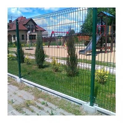 V Mesh Security Fence 60*60mm green Fence Garden Fence PVC 3 Curved Fence