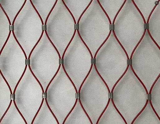 Ferrule Type X-Tend AISI 316 Flexible Stainless Steel Rope Cable Webnet Mesh