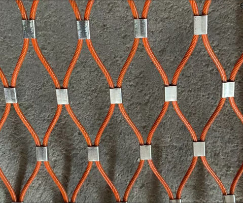 Ferrule Type X-Tend AISI 316 Flexible Stainless Steel Rope Cable Webnet Mesh