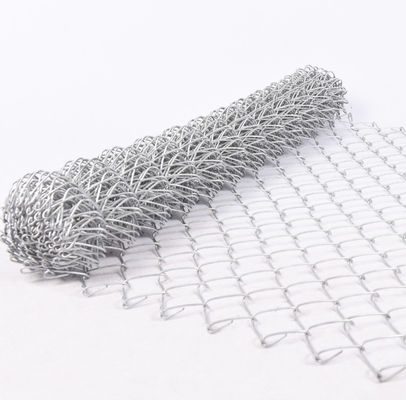 8 Gauge Galvanized Diamond Chain Link Fence Manual Operated Iron