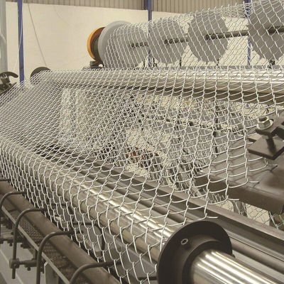 8 Gauge Galvanized Diamond Chain Link Fence Manual Operated Iron