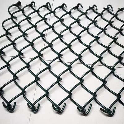 PVC Coated Chain Link Fence Building Walls Hot Dipped Galvanized Diamond Enclosure Cyclone Wire Mesh