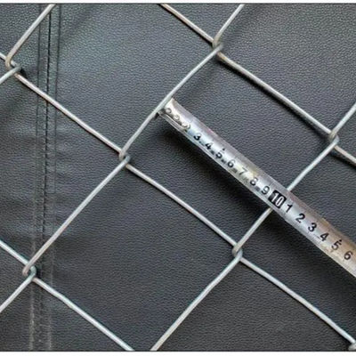 8 Gauge Galvanized Diamond Chain Link Fence Manual Operated Iron