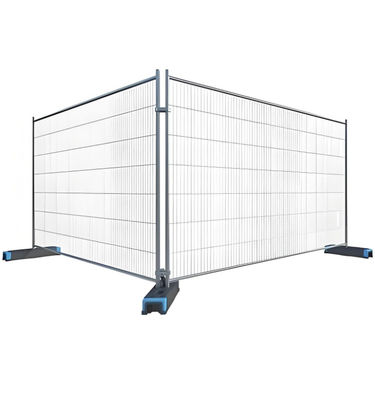 32mm Galvanized Steel Welded Frame Moveable Safety Temporary Steel Fence
