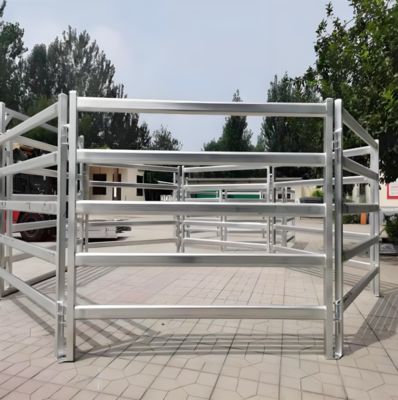 Temporary Metal Enclosures Easily Assembled Cattle Sheep Horse Yard Fence Panel