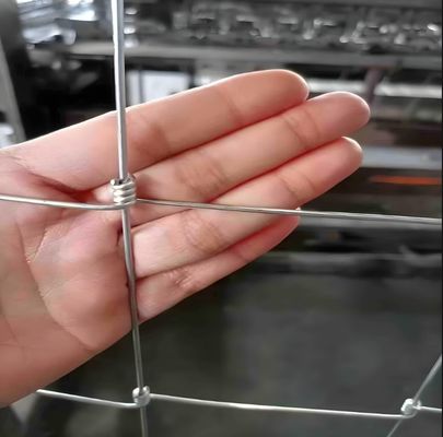 Clôture métallique galvanisée à nœuds fixes 1,5 m * 100 m robuste pour le contrôle des animaux