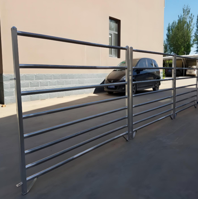 Panneau de clôture galvanisée à hauteur de 6 pieds pour élevage d'élevage