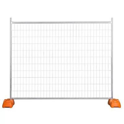 Galvanisé 2,1 m x 2,4 m Facile à assembler barrière temporaire panneau de clôture en métal soudé