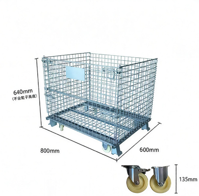 Maille soudée de la cage 50x100mm de stockage de grillage ouvrant la taille de grille de l'ouverture 50x50mm 5.0mm