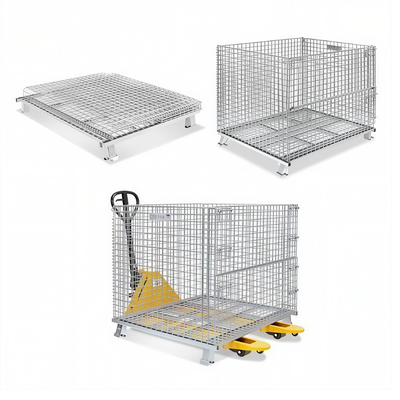 Cage de stockage antirouille galvanisée à chaud 1200x800x1000mm de grillage de l'acier inoxydable 316
