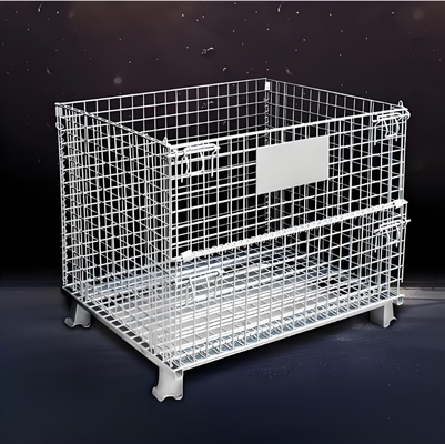 La pile élevée résistante de capacité de charge de la cage 1000kg de stockage de grillage s'empile 1200x800x1000mm
